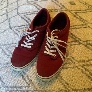 Vans Burgundy/Maroon Sneakers